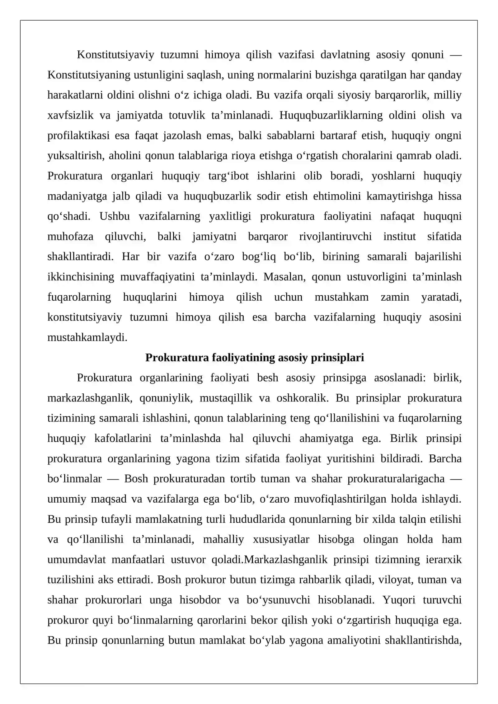 Prokuraturaning davlat organlari tizimidagi o‘rni 4
