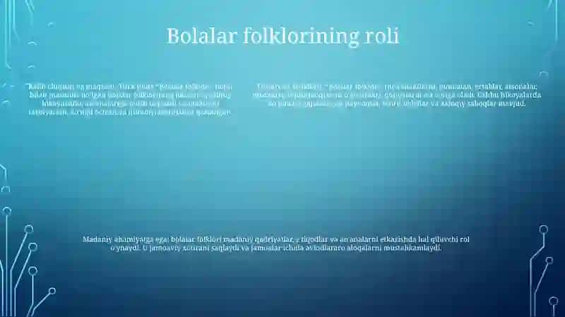 Bolalar Folklori 4