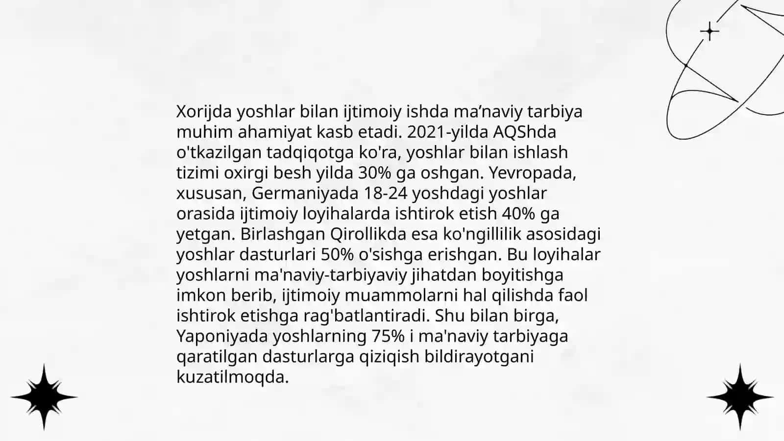 Xorijda yoshlar bilan ijtimoiy ish 4