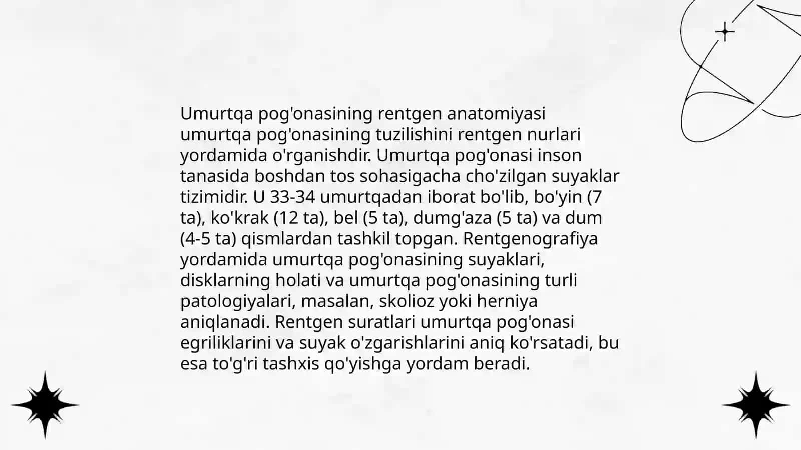 Skelet suyaklarining rentgenanatomiyasi 4