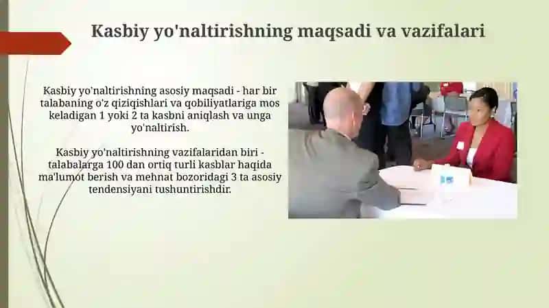 Talabalarning kasbiy yo'naltirishga bo'lgan ehtiyojlari 4