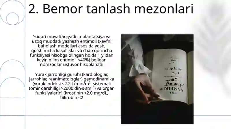 Plus to’lqini. Sun’iy qon aylanish apparati 4