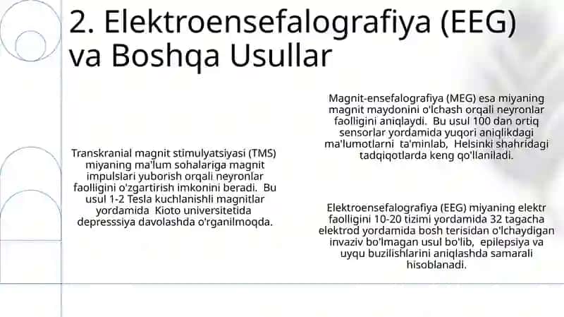 Neyrofiziologiya va uning õrganilishi 4