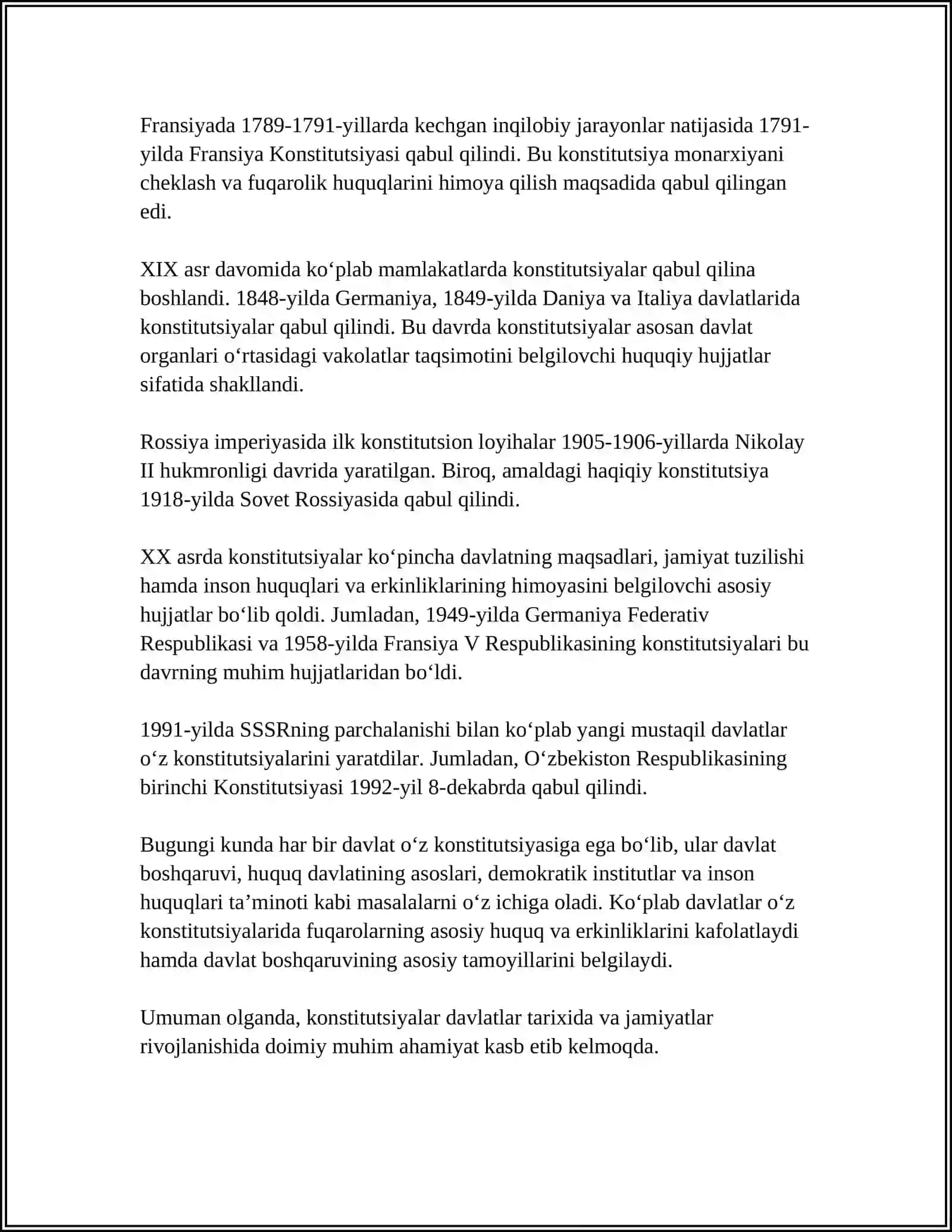 KONSTITUTSIYA 4