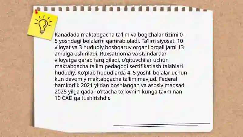 Kanadada taʼlim tarbiya jarayonlari 4