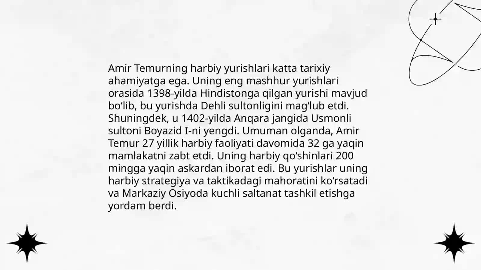 Amir Temur - buyuk davlat arbobi va sarkarda 4