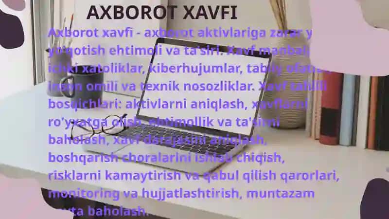 Axborot xavfsizligi siyosati 4