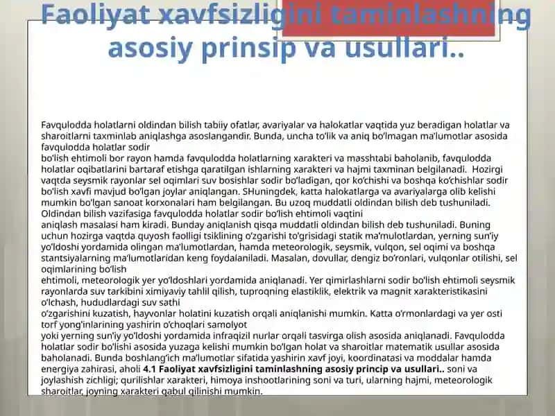QAYTA O'ZLASHTIRISH 4