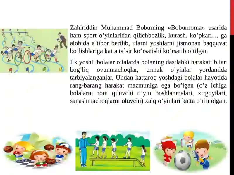 Harakatlio‘yinlarnitashkilqilishvao’tkazish 4
