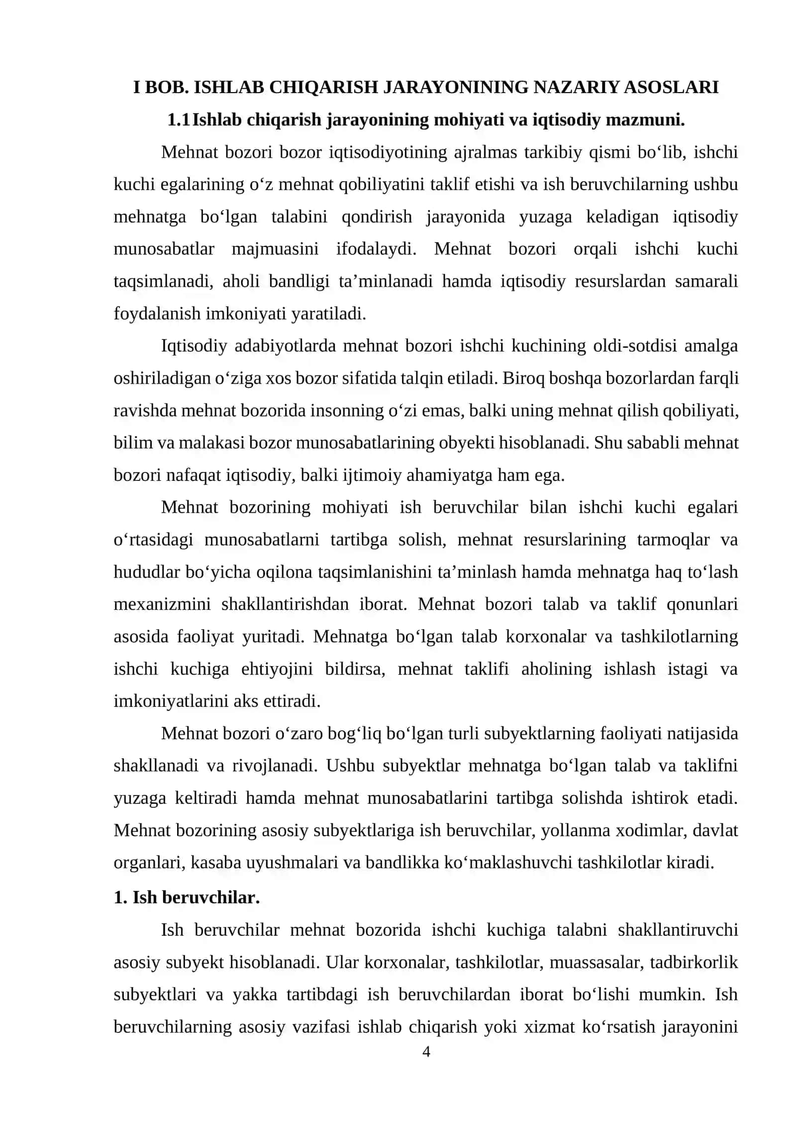 Ishlab chiqarish jarayoni va ishlab chiqarish omillaridan optimal foydalanish usullari 4