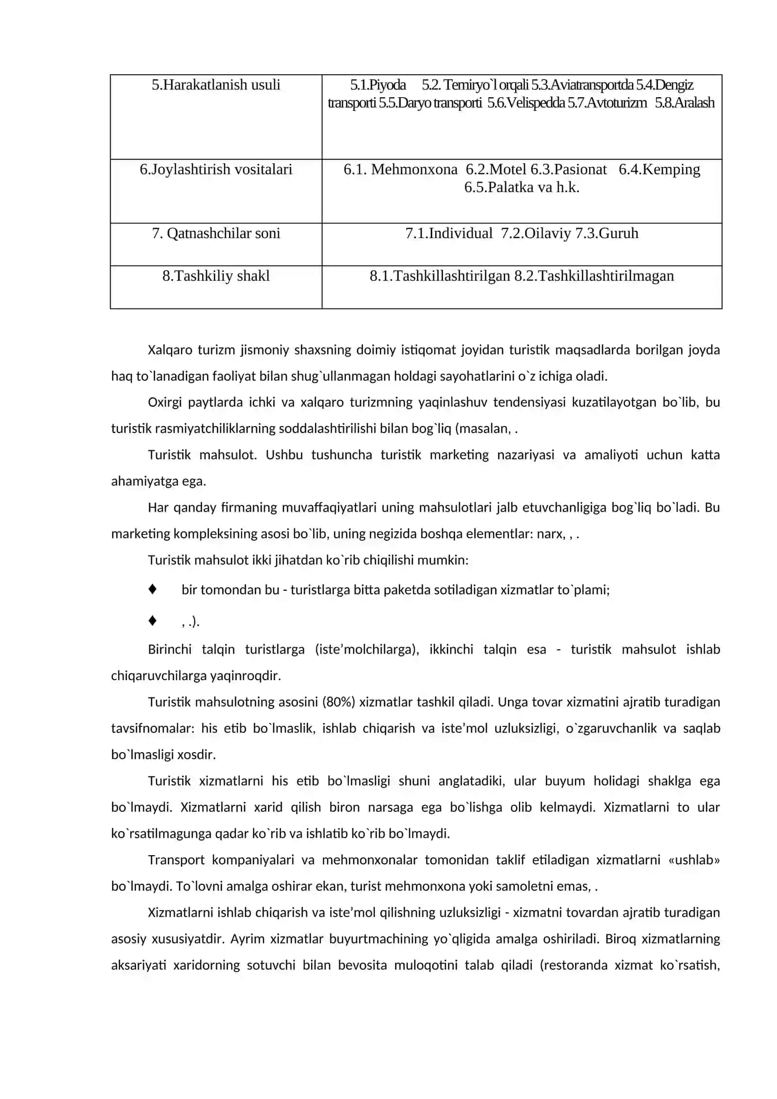 Turizm va mehmonxona xo`jaligi marketingi 4
