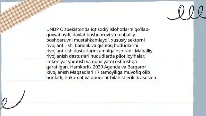 Oʻzbekistonning Xalqaro Tashkilotlar Bilan Hamkorlik Aloqalari 4
