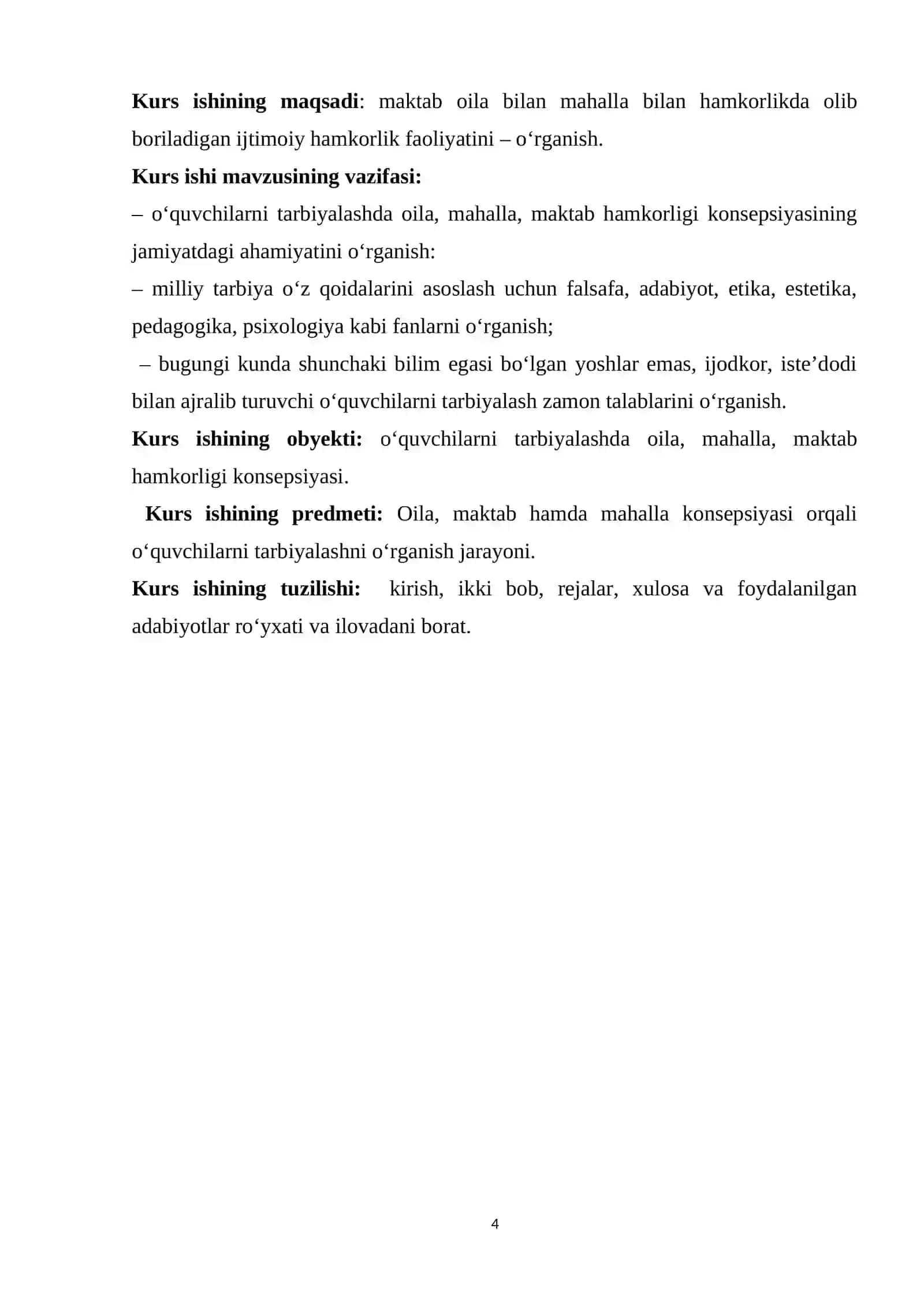 Maktab, oila va jamiatchilik hamkorligi konsepsiyasining amaldagi holati 4