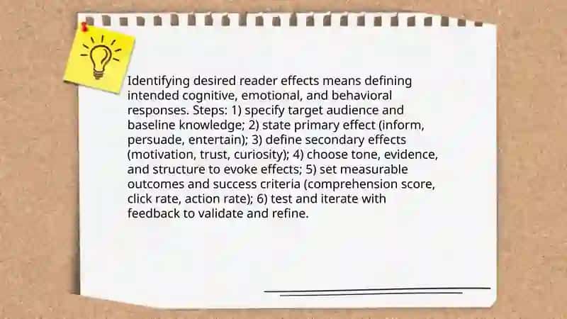 Effect writing approach 4