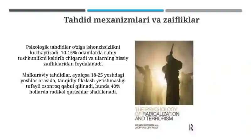 Shaxsga yo'naltirilgan axborot tahdidlari 4