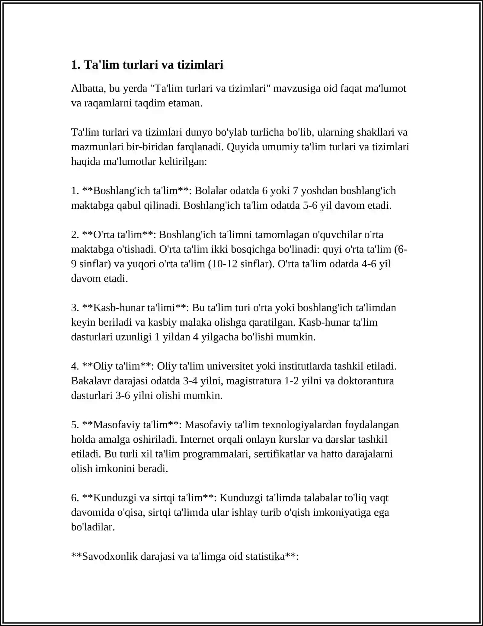 SCHOTLAR TIZIMI TO'GRISIDA TUSHUNCHA VA ULARNI TURKUMLASH 4