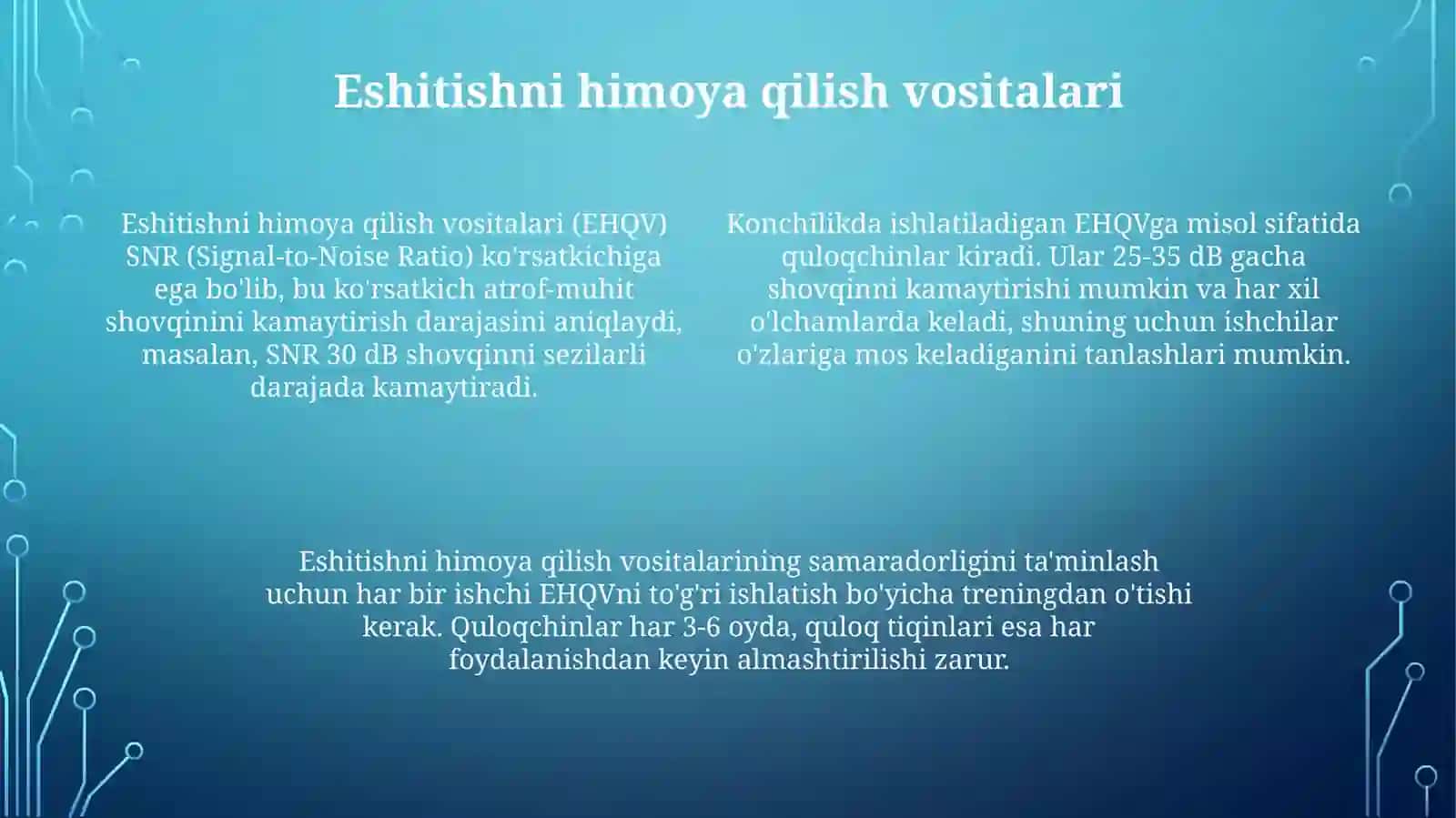 Shovqin xavfi 4