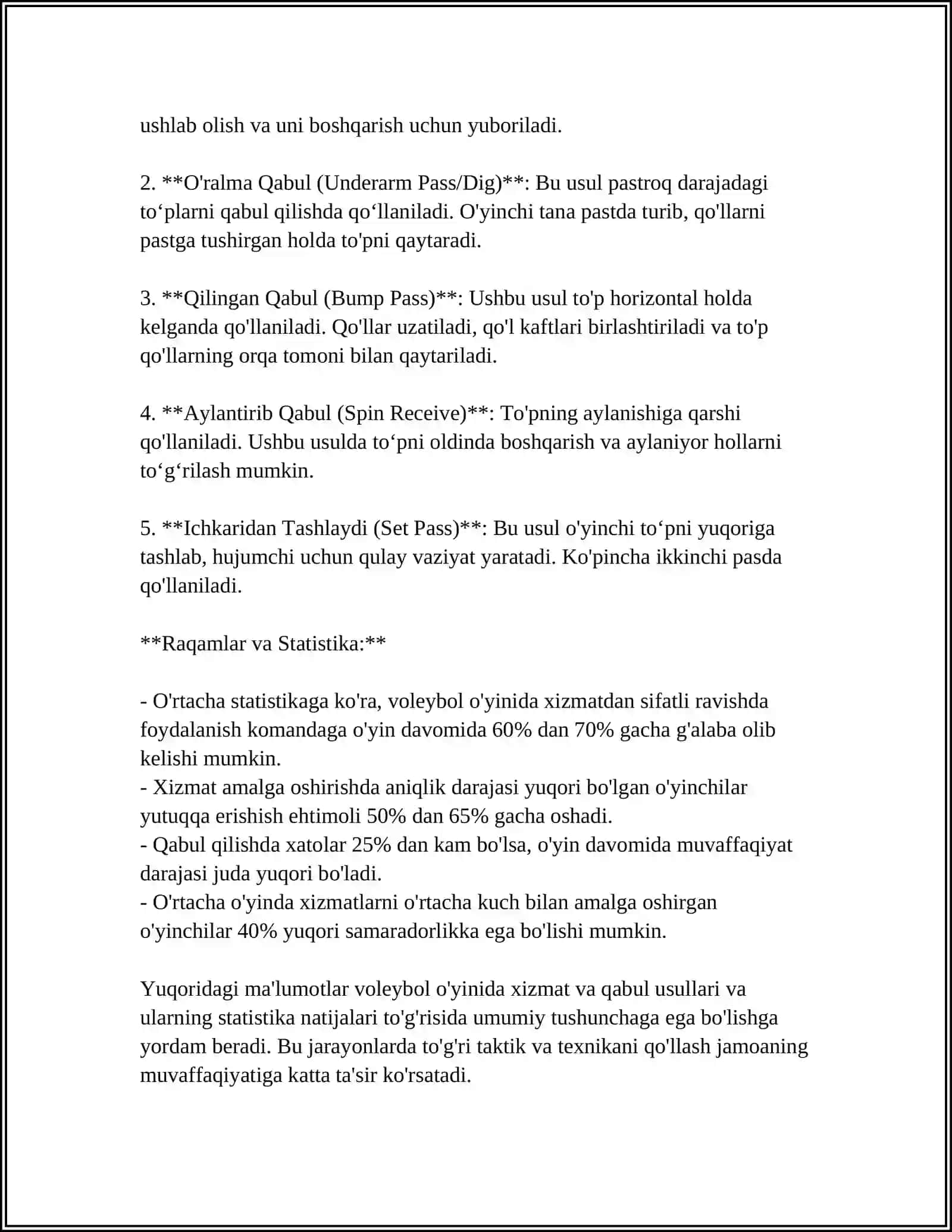 VOLEYBOL SPORT TURIDA HARAKATLI ÕYINLAR YORDAMIDA HARAKAT SIFATLARINI RIVOJLANTIRISH 4