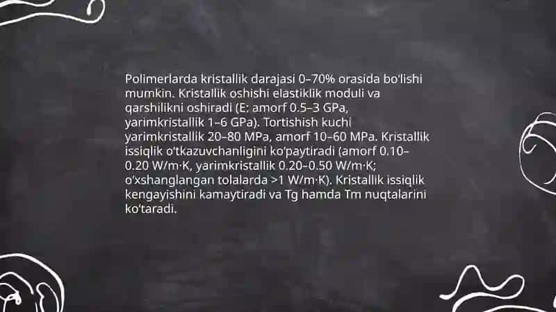 Polimer moddalar va ularning tuzilishi 4