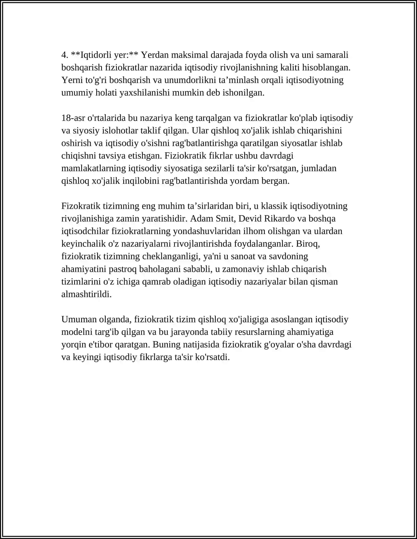 ANN ROBER JAK TYURGO ASARLARIDA FIZIOKRATIK TIZIMNI RIVOJLANTIRISH 4