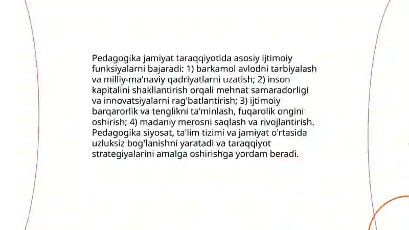 Pedagogikaning ijtimoiy-gumanitar fan sifatidagi mohiyati va funksiyalari 4