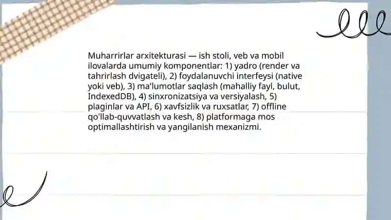 Taqdimot muharrirlari, ularning vazifasi va imkoniyatlari 4