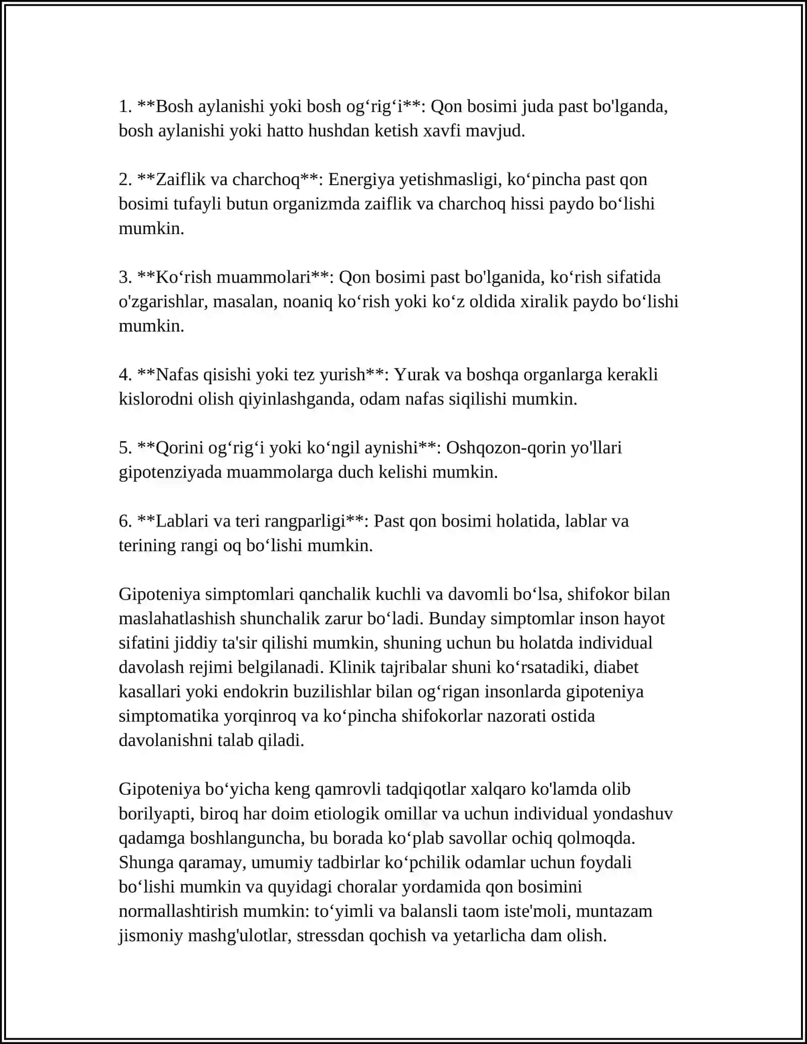 GIPOTENZIV VOSITALAR. GIPRRTENZIV VOSITALAR 4