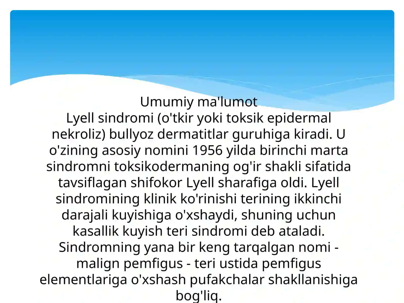 Lyell sindromi ,IXTIOZ KASALLIKLARI 4