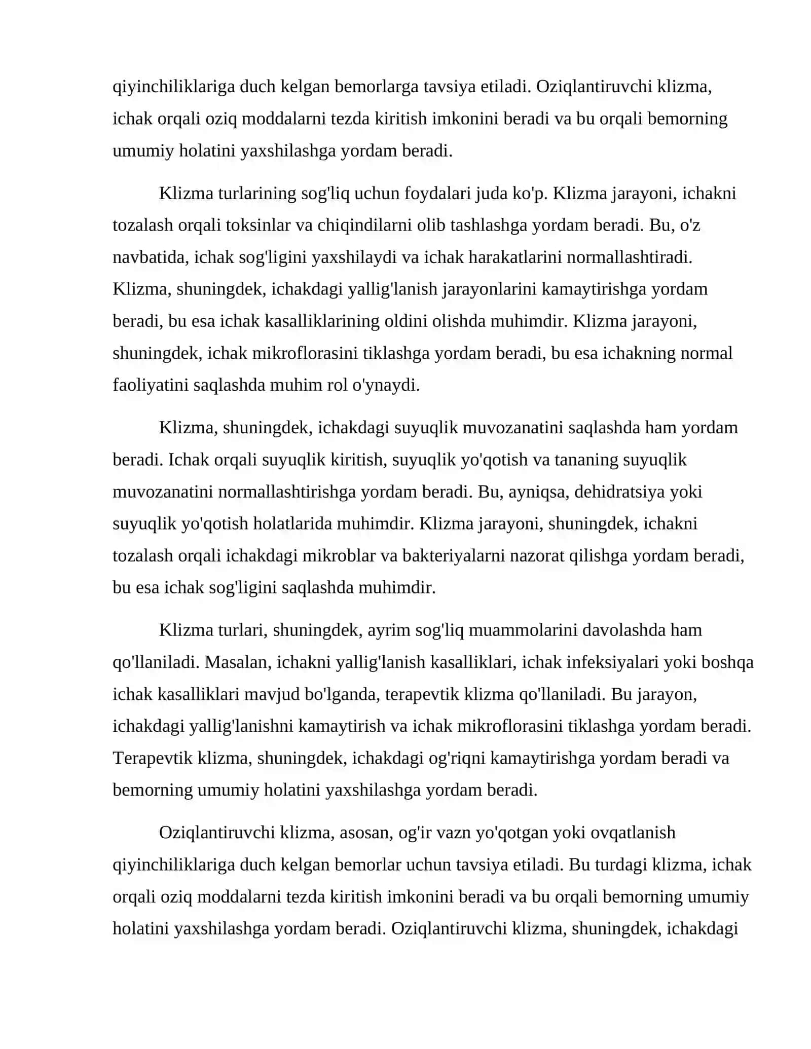 klizma turlari 4