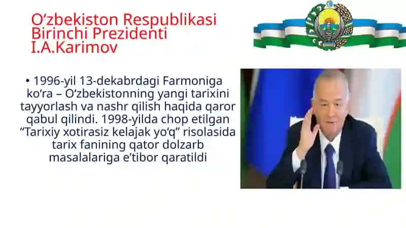 O‘zbekistonning eng yangi tarixi” o‘quv fanining predmeti, maqsadi va vazifalari, nazariy-metodologik tamoyillari. 4