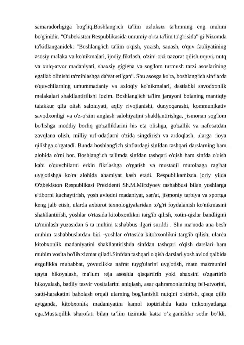 SAVOD O’RGATISH DARSLARIDA AXBOROT TEXNOLOGIYALARIDAN FOYDALANISH 4