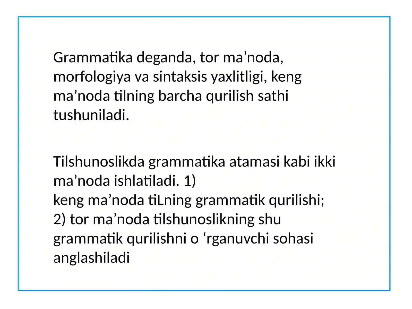 Grammatik kategoriyalari va uning turlari 4