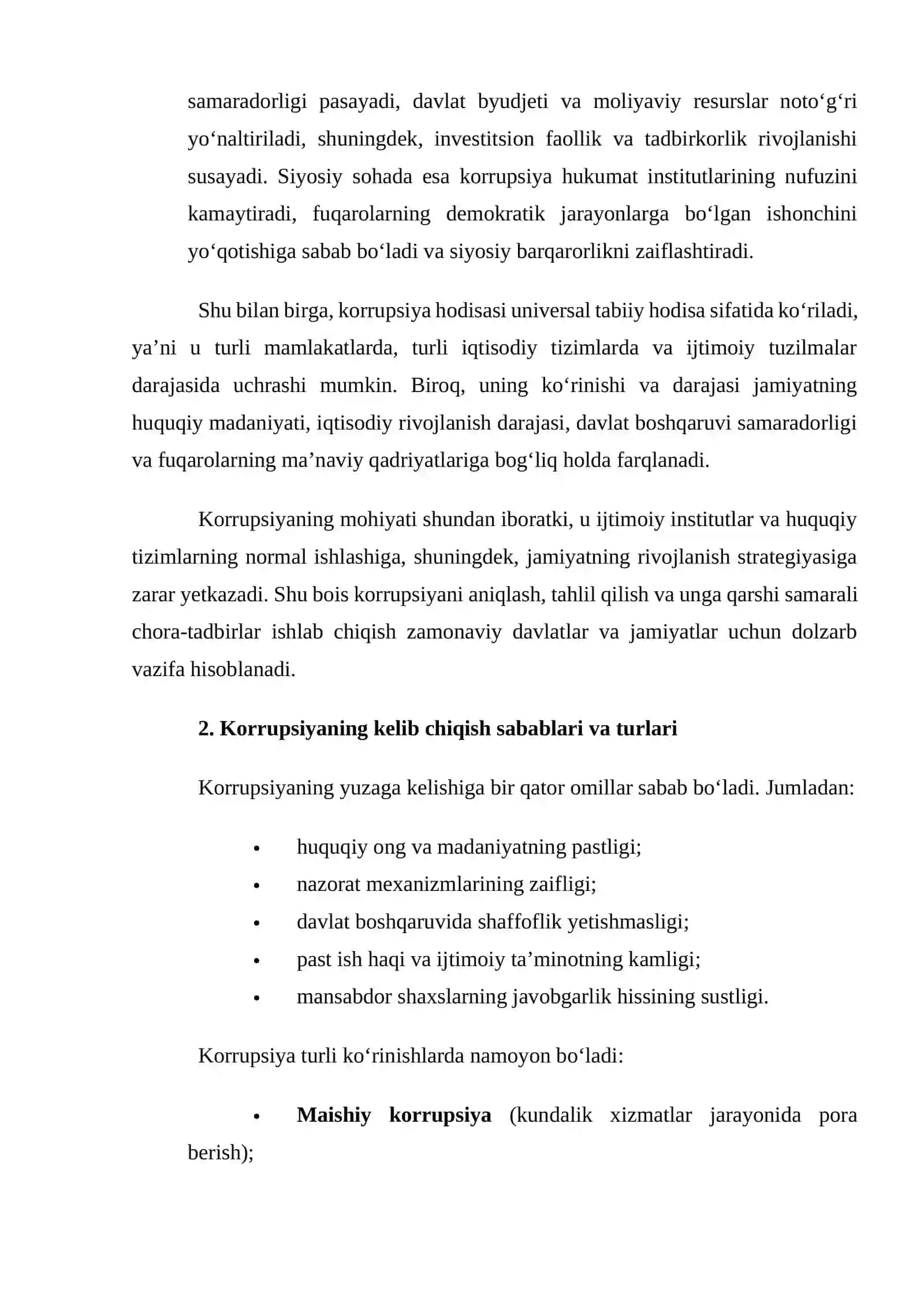 O’ZBEKISTONDA KORRUPSIYAGA QARSHI KURASH MASALALARI 4