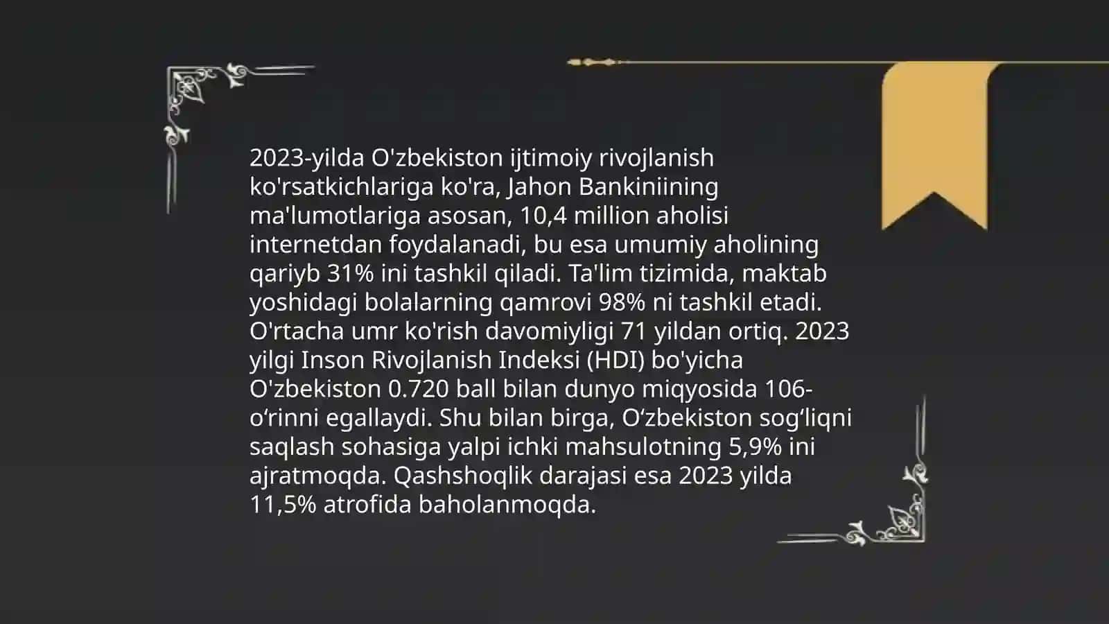 Yangi O'zbekiston itimoiy-siyosiy, iqtisodiy va madaniy hayotida ro'yberayotgan o'zgarishlarning xalqaro reyting va indekslarda aks etishi 4