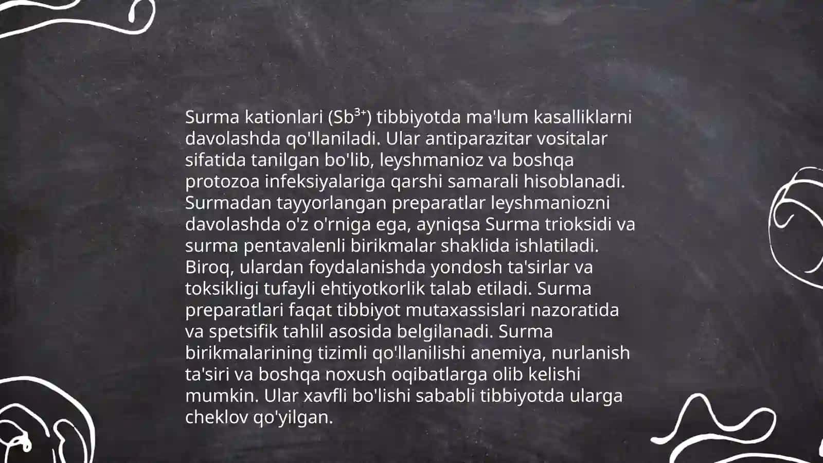 V guruh surma kationlarini tibbiyotda qollanilishi va analitik reaksyalar 4