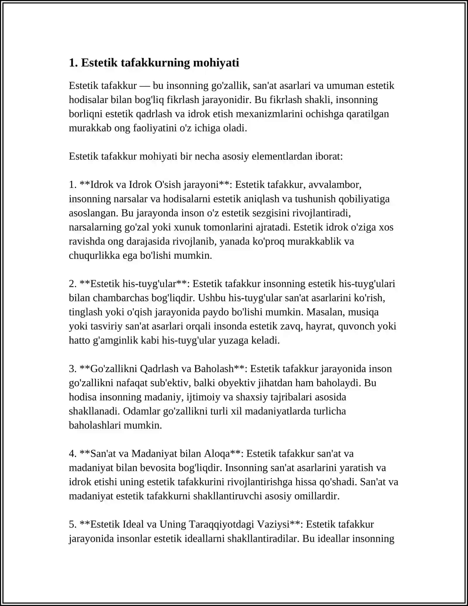ESTETIK TAFAKKURNING MUHANDIS FAOLIYATIDAGI O'RNI 4