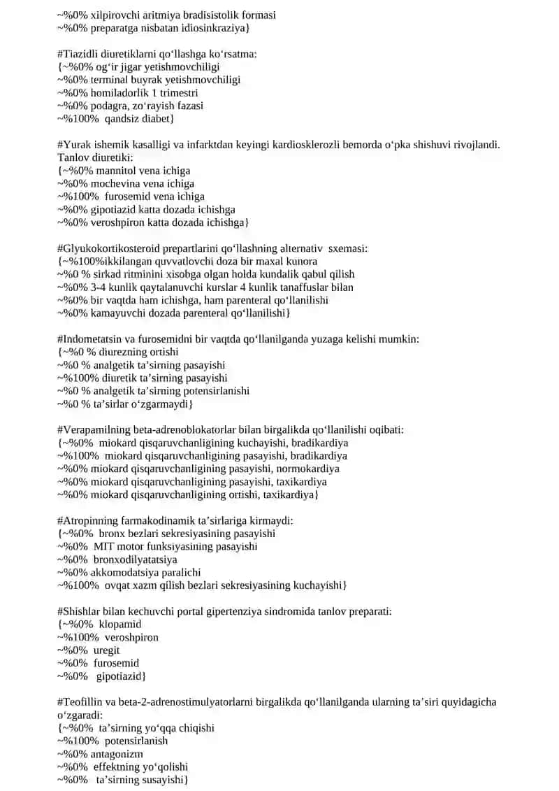 KLINIK FARMAKOLOGIYA yakuniy savollari 4