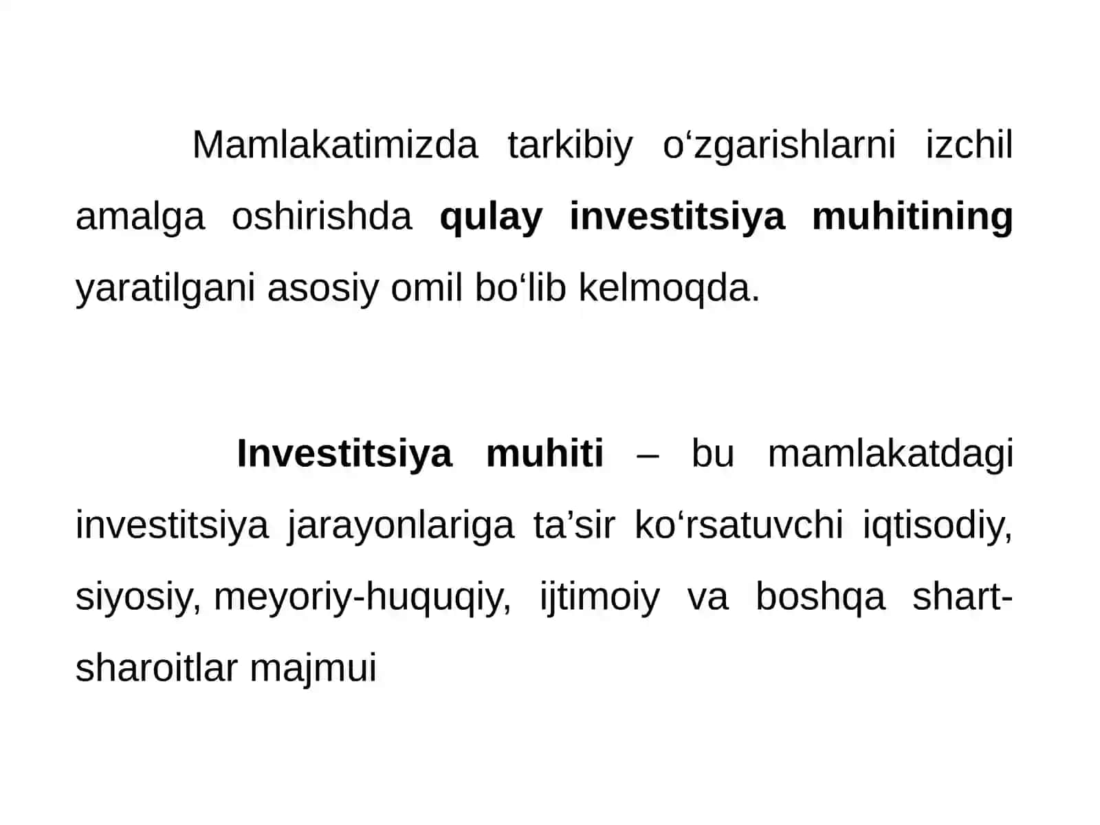 INVESTITSION SIYOSATNING MAMLAKAT IQTISODIY XAVFSIZLIGINI TA'MINLASHDAGI ROLI 4