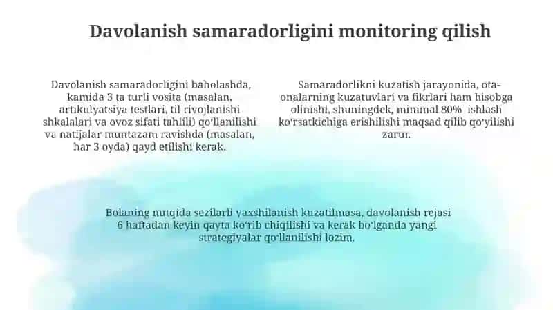 Nutqida nuqsoni boʻlgan bolalarga logopedik yordamni tashkil etish 4