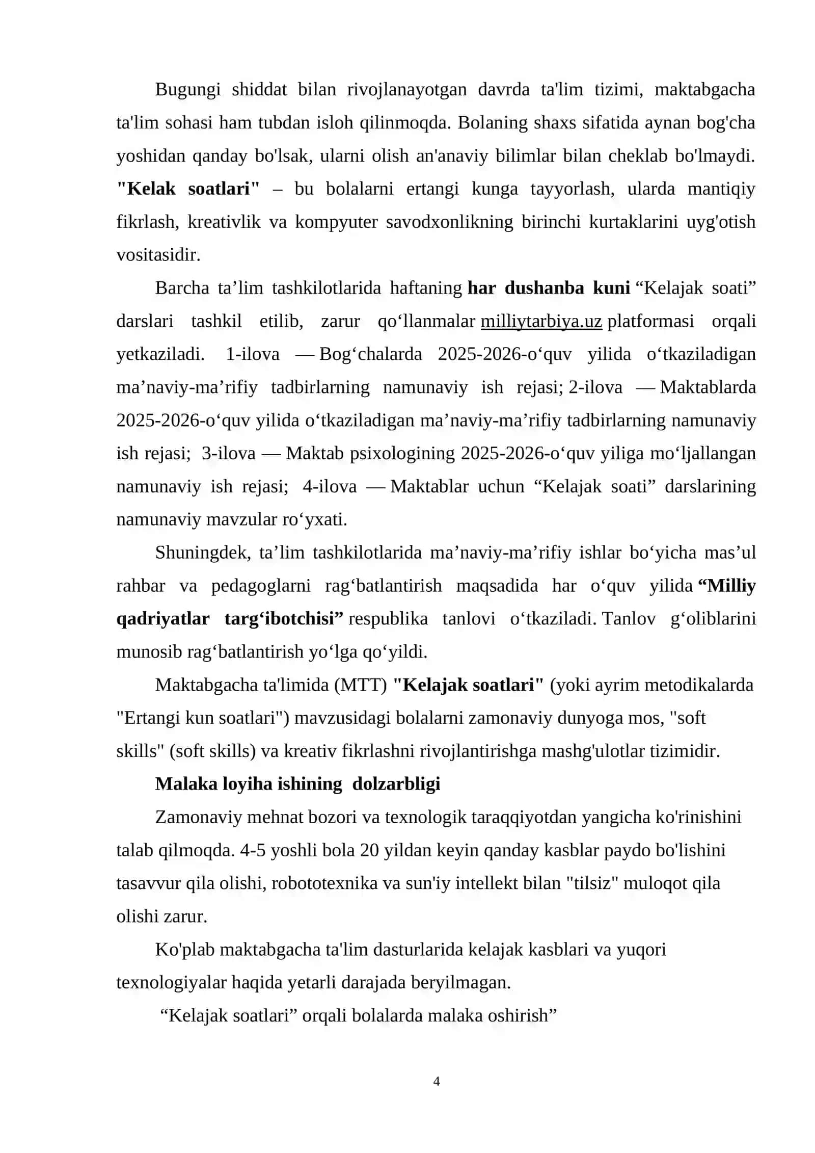 Maktabgacha ta’lim tashkilotlarida Kelajak soatlarini tashkil etish usullari 4