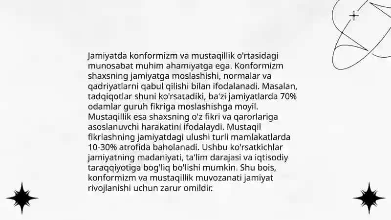 Gurux bosimi.Konforimlik turlari 4