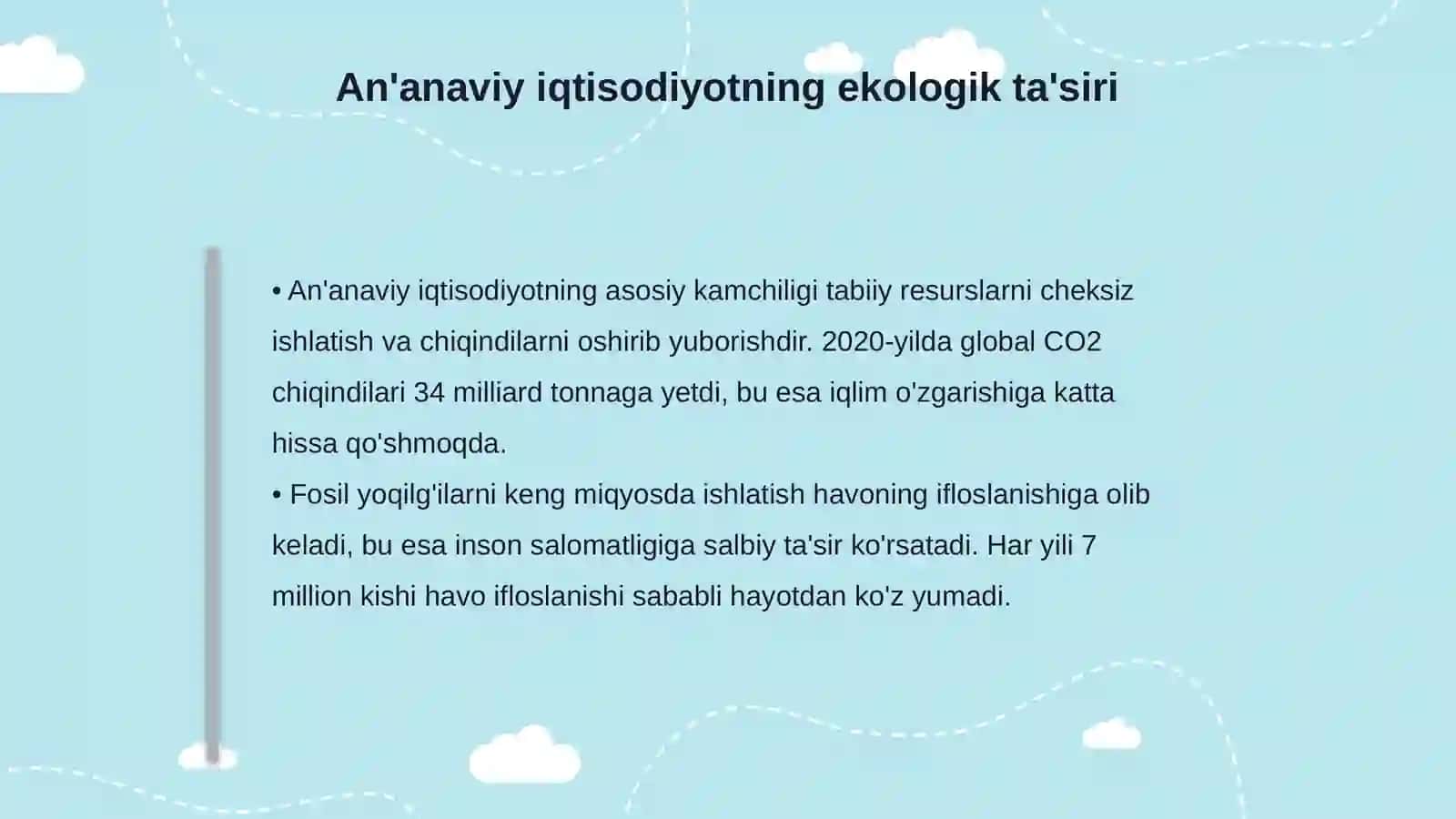 Yashil iqtisodiyotning ma'nosi va asosiy tushunchalari 4