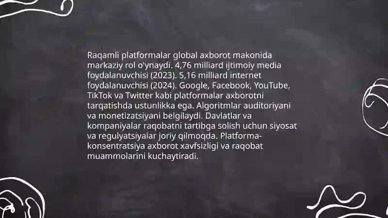 Jahon media va axborot makonida raqobat 4