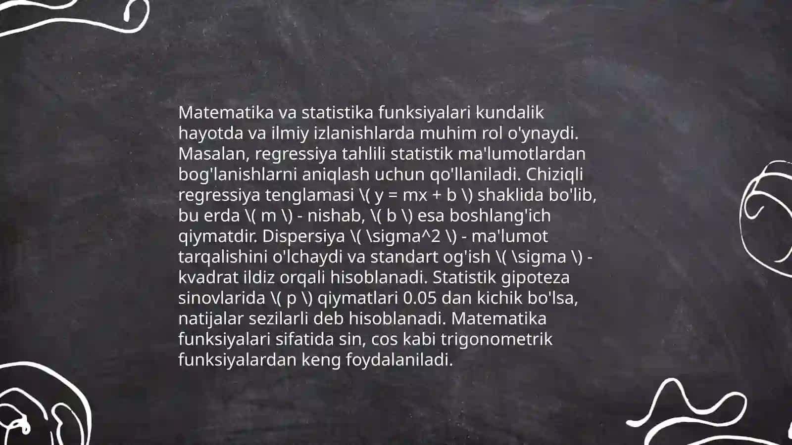 Microsoft Excel dasturida funksiyalardan foydalanishning uziga xos xususiyatlari va usullari 4