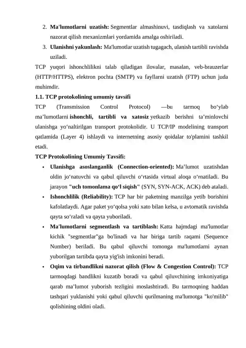 TCP protokolida hujum usullari (SYN flood, RST hijacking) 4