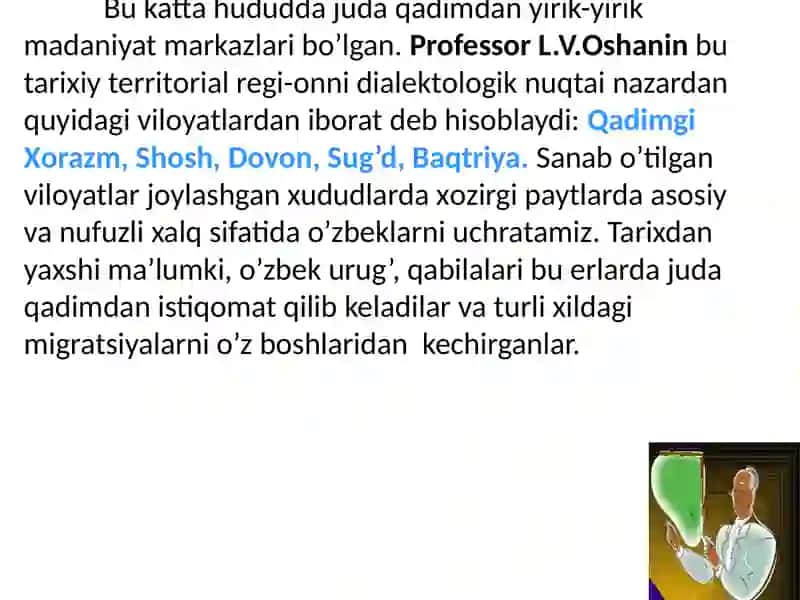 SHEVA, LAHJAVATILNING LINGVISTIK VAGEOGRAFIK TARQALISH OMILLARINI O‘RGANILISHI 4