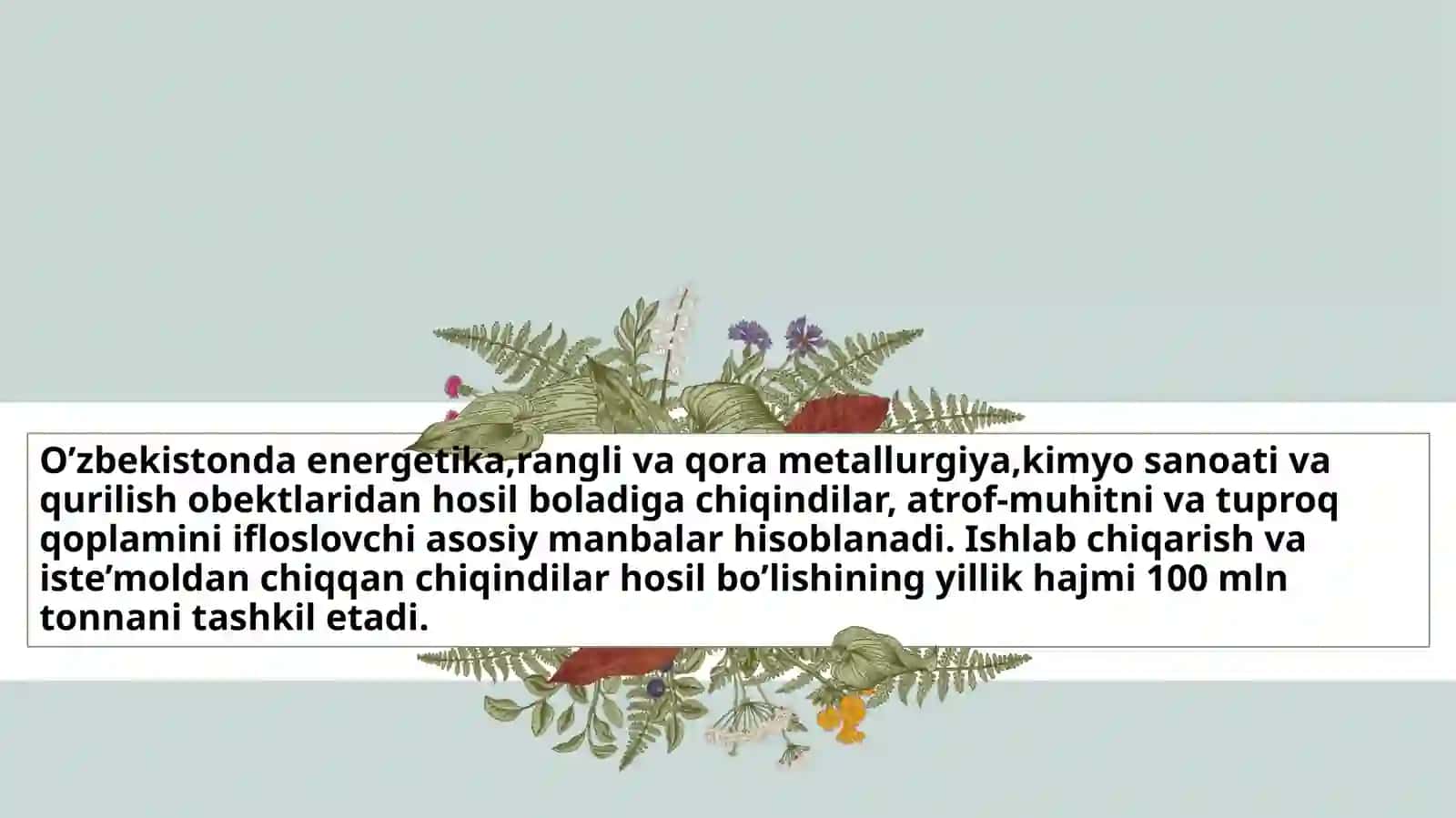 Tuproq qoplami va atrof-muhit ifloslanishi 4