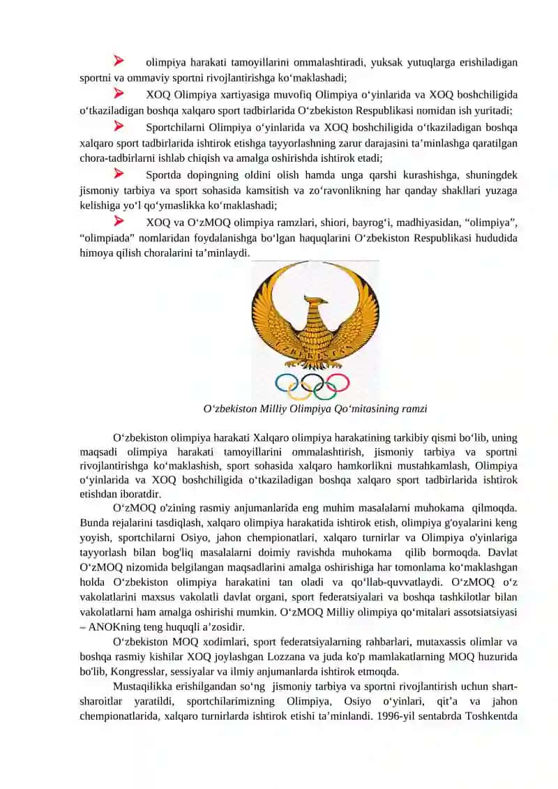 O‘zbekistonda olimpiya harakatining rivojlanishi 4