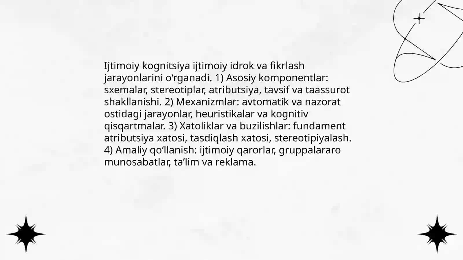 Ijtimoiy psixologiyaning asosiy va zamonaviy yo'nalishlari 4