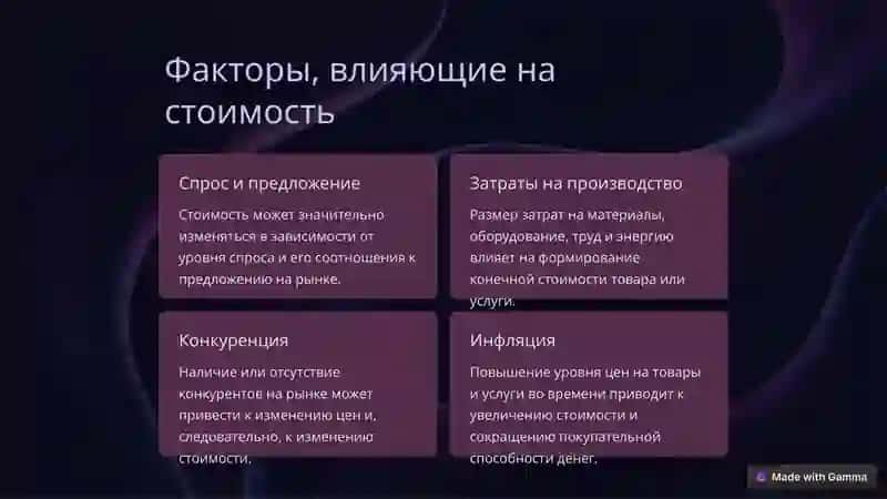 Смысл понятия стоимости и ее общая характеристика 4